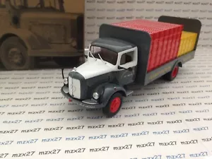 CAMION D'AUTREFOIS N°131 MERCEDES L312 1956 BRASSEUR BEBIDAS 1/43 IXO ALTAYA - Bild 1 von 5