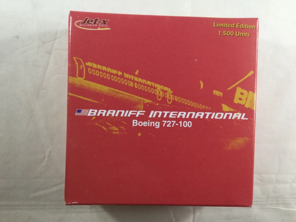 Литой авиалайнер Jet-X Dragon Wings 1:400 jx032 Braniff Boeing 727-100 красный - Изображение 1 из 1