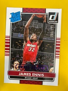 D61169  2014-15 Donruss Press Proofs Purple #222 James Ennis #166/199