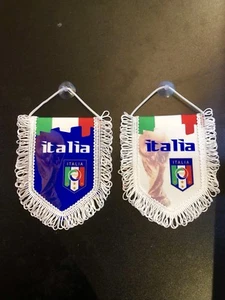 Italia/ ITALY Mini Flag / Pennant (12cm x 15cm) Great For Car / Home /Office Use - Picture 1 of 2