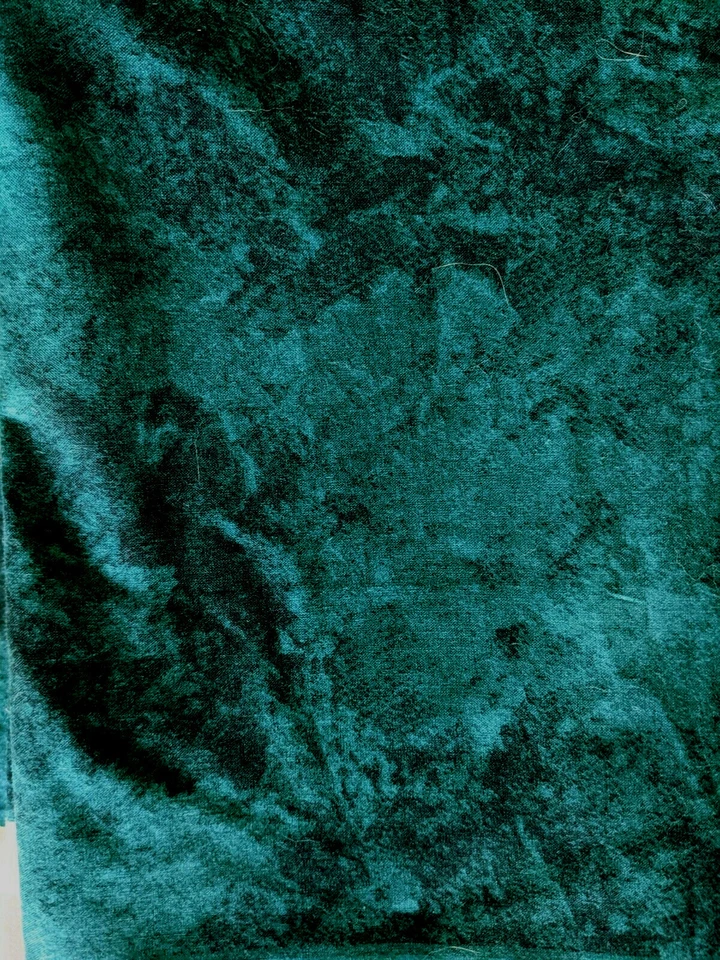 Tela de algodón verde profundo con textura Washat importaciones del mar del sur BTHY x 43" W Foto 1 de 4