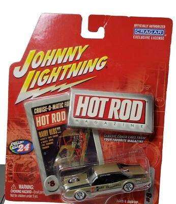 2003 Johnny Lightning Hot Rod Magazine HURST CRAGAR Exclusive HAIRY OLDSMOBILE  - Image 1 of 2