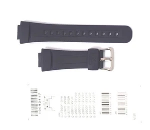CASIO ORIGINAL WATCH BAND: 10093417 G-2900 Blue Resin BAND - Picture 1 of 4
