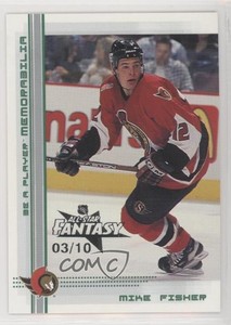 2000-01 ITG Be A Player Memorabilia All-Star Fantasy /10 Mike Fisher #3