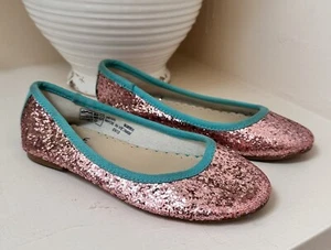 Mini Boden Girl's Glitter Ballet Flats - Size 30 US Sz 12.5 Excellent Condition - Picture 1 of 8