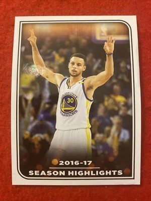 2017-18 Stephen Curry Panini European Edition NBA Sticker #1 - Image 1 of 2