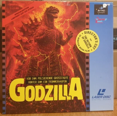 Laserdisc Godzilla 4 Disc Box Edition Pal deutsch Version sehr Selten! - Bild 1 von 4