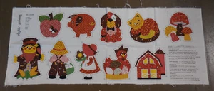 VIP Cranston Sewing Pattern Barnyard Applique Calico Autumn Harvest Brown Orange - Picture 1 of 5