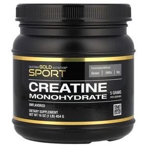 California Gold Nutrition, Creatine Powder, Micronized, Muscle and Strength - Picture 1 of 6