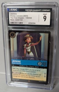 graded foil super rare Jasmine 2023 Disney Lorcana The First Chapter CGC 9 - Bild 1 von 1