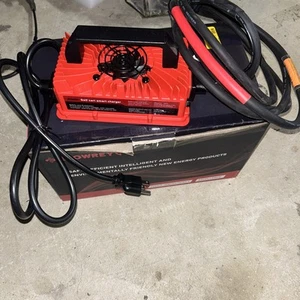 EPOWREY 15A 48V Golf Cart Battery Charger Club Car 3-Pin Plug Lead Acid - Picture 1 of 6