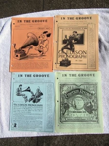 In the Groove Magazine 1986 Vol 11 4 Issues Michigan Antique Phonograph Society - Picture 1 of 2