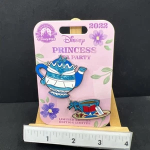 2022 Disney Princess Tea Party Beauty and the Beast BELLE Pin LE 2000 Completer - Picture 1 of 5