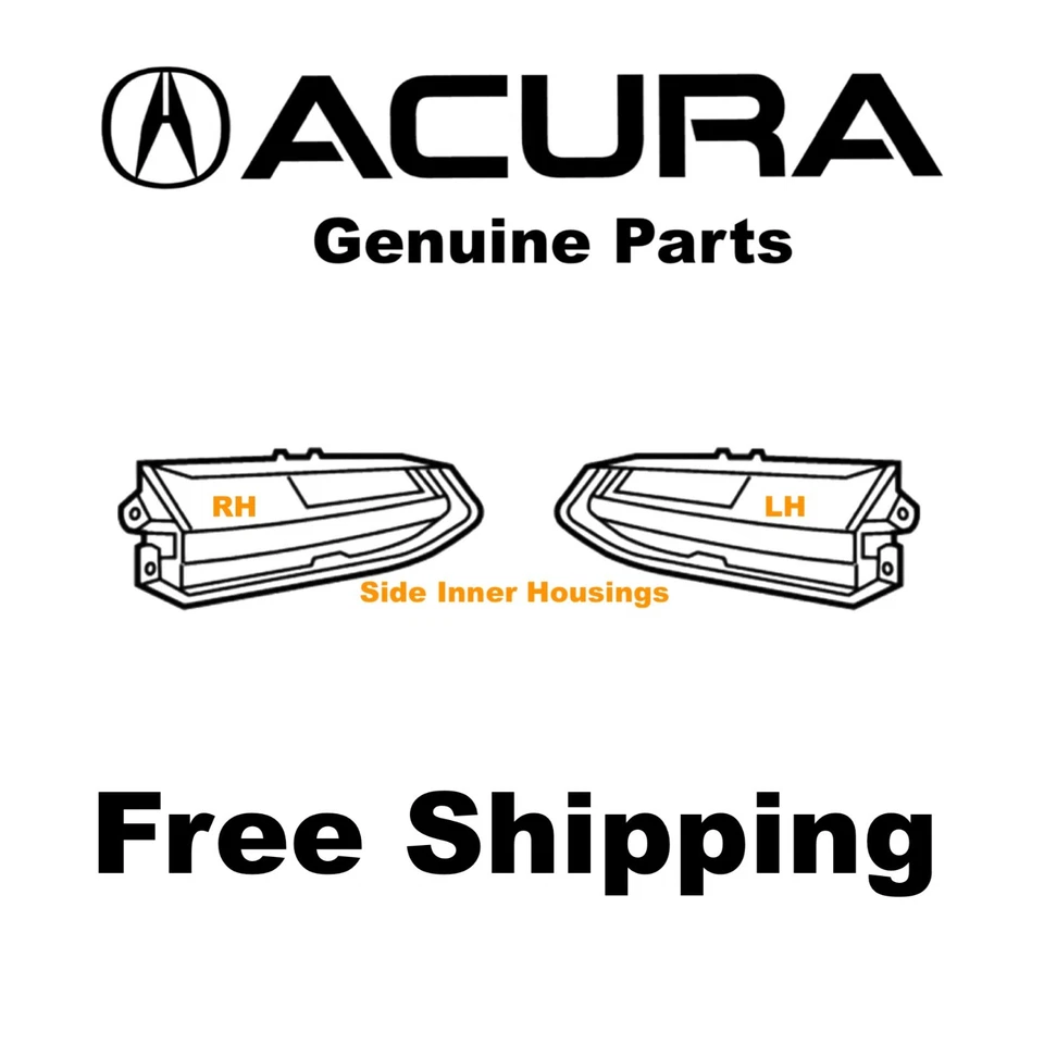 Juego de carcasa interior lateral de parachoques de lámpara antiniebla ACURA TL 2012-2014 NUEVO Foto 1 de 1