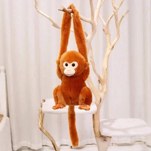 Langarm Affe Plüschtier Weich Stofftier Golden Puppe Geschenk für Kinder Jungen Deko - Bild 1 von 25