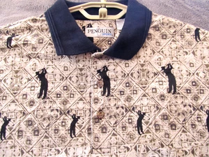 Penguin Shirt Men's L Large Polo Sport Golf Short Sleeve - Picture 1 of 8