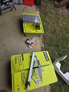 Ryobi 4,8-Ampere 7 Zoll Blatt kabelgebundene Tischplatte Nassfliesensäge - Bild 1 von 16
