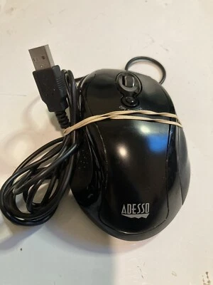 Adesso iMouse G2 Wired USB Optical Ergonomic Mouse - Black - Image 1 of 3