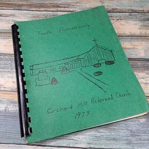 Tenth Anniversary Orchard Hill Reformed Church Cookbook 1973 Cedar Falls Iowa - Picture 1 of 8