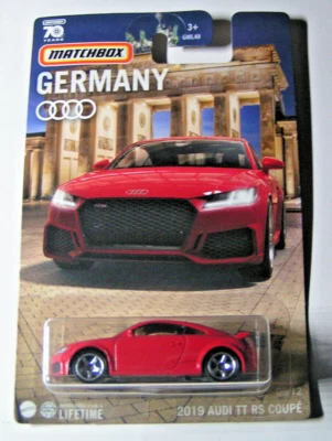 Matchbox - 2019 Audi TT RS Coupe - Rojo - Lo Mejor De Alemania 09/12 - HPC64 - Imagen 1 de 2