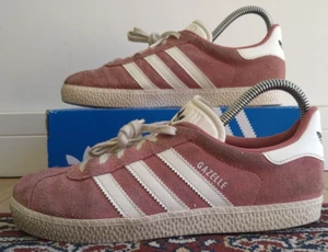 Adidas Gazelle Pink Suede Trainers Sneakers GY6575 Size 4 Boxed - Picture 1 of 9
