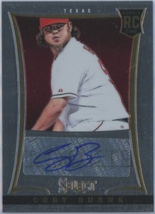 2013 Select #204 Cory Burns Rangers RC Auto 092/750