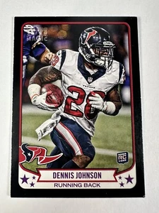 Tarjeta Topps Magic 129 2013 Dennis Johnson RC Rookie Mini Black Border Texans - Imagen 1 de 2