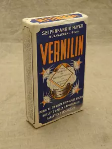 Ancien paquet de lessive Vernilin Mulhouse épicerie ancienne 40's 50's WW2 - Imagen 1 de 8