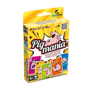 Pigmania The Hilarious Card Game Pig Dice from 6 Years Travel Game - Picture 1 of 2