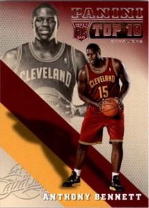 2013-14 Panini Rookie Top 10 #8 Anthony Bennett - NM-MT
