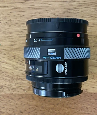 Minolta Lens Maxxum AF 35-70/4 Original Box, manual, covers + Minolta UV filter - Image 1 of 4