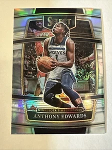 Anthony Edwards 2021-22 Panini Select Concourse Silver Prizm SP #49 Timberwolves - Picture 1 of 2