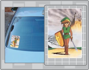LINK Vinyl Decal #16 Car Truck Sticker The Legend of Zelda - Imagen 1 de 1