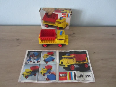 Lego Tipper Truck Nr. 371-1 inkl. original Box und Bauanleitung von 1971 - Bild 1 von 4