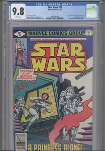 Star Wars #30 CGC 9.8 1979 Marvel Comics 1° App Governatore Corwyth Barone Orman App - Foto 1 di 10
