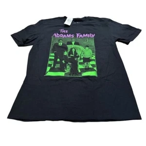 T-shirt The Addams Family uomo media horror spaventosa classica nuova con etichetta foto televisiva - Foto 1 di 6