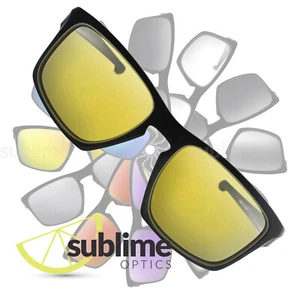Transparent Yellow Hi Contrast Replacement Lenses for Oakley Sliver XL OO9341 - Picture 1 of 5