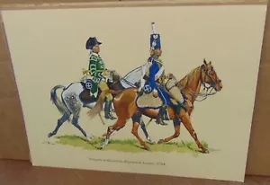 Dugue Mac Carthy: Regimiento de Lauzun 1784 / 11 3/4" x 15 1/4" - Imagen 1 de 1
