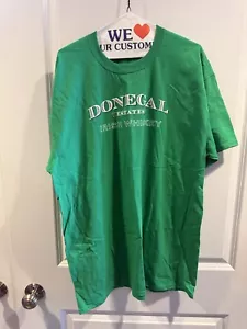 ☘️ DONEGAL 🇮🇪 Estates Irish 🥃 Camiseta Whisky Verde Talla XL 🆕 - Imagen 1 de 3