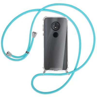Collier pour Motorola Moto E5, G6 Play turquoise (A) Etui Coque avec cordon - Photo 1/2