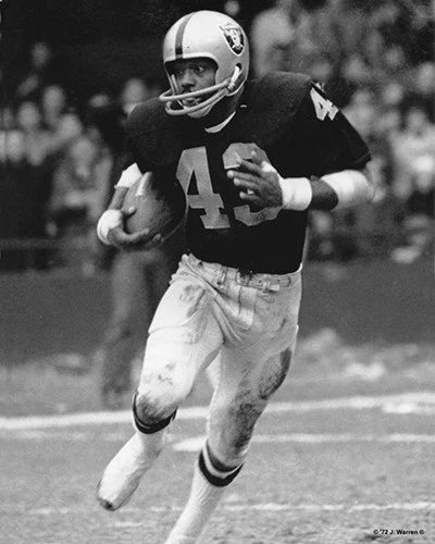 Foto 8x10 de George Atkinson 1969 Oakland Raiders Foto 1 de 1