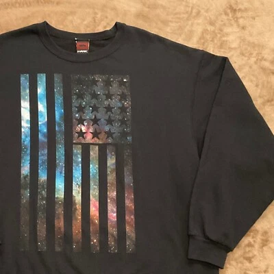 Sudadera De Colección Tony Hawk Para Hombres XL Negra Patinador Años 90 Bandera de EE. UU. Foto 1 de 4