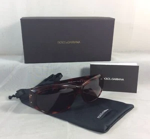$160 Dolce & Gabbana DG 3029 520/73 Oval Brown Sunglasses 62-16-130 + Soft Pouch - Picture 1 of 10