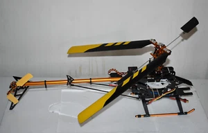 3D RC helicopter Black, Yellow , Copper Complete Kit 450 Size - Picture 1 of 9