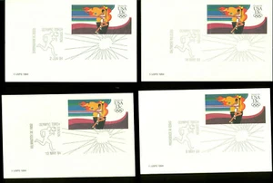 1984 - 41 estaciones antorcha olímpica del 8 al 28 de julio - Imagen 1 de 1