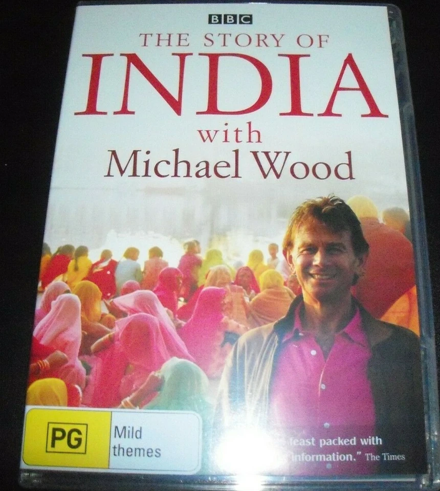 India - The Story Of With Michael Wood (Australia Region 4) BBC DVD - Like New - Image 1 of 1