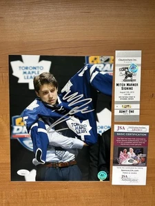 Mitch Marner Autographed Maple Leafs NHL Draft Photo JSA Authenticated - Picture 1 of 15