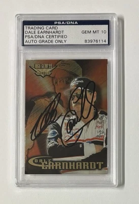 DALE EARNHARDT SR SIGNED AUTO 1999 WHEELS HIGH GEAR RACING CARD PSA/DNA 10 - Image 1 of 2