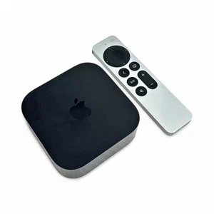 Apple TV 4K 128GB 3rd Generation Wi-Fi + Ethernet Black Media Streamer MN893LL/A - Picture 1 of 2