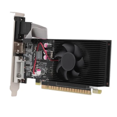 GT730 4GB GDDR3 128Bit Graphics Card With Cooling Fan PCIe 2.0 16X Gaming Graphi - Image 1 of 4